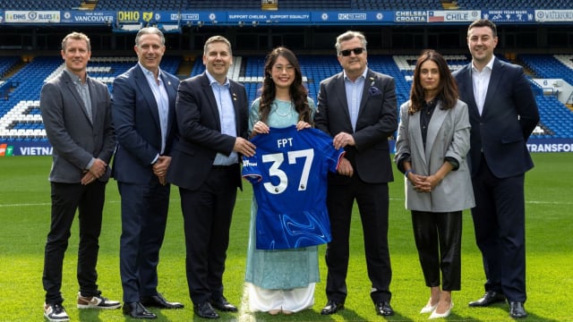 FPT xuất hiện trên áo đấu câu lạc bộ bóng đá Chelsea